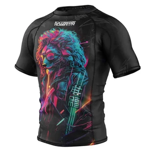 Koszulka Męska na siłownię rashguard MMA EXTREME HOBBY CYBER ANIMALS - Kimona, stroje i obuwie - miniaturka - grafika 1