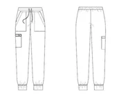 Odzież medyczna - Spodnie męskie ELDAN SPORTY - miniaturka - grafika 1