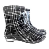 Kalosze damskie - Kalosze gumowce damskie za kostkę krata roz. 41 - miniaturka - grafika 1