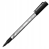 Cienkopisy - CIENKOPIS KREŚLARSKI Z KOŃCÓWKĄ PĘDZELKOWĄ CZARNY - miniaturka - grafika 1