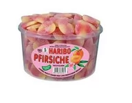 Żelki - Haribo, żelki o smaku brzoskwiniowym, 150 sztuk - miniaturka - grafika 1