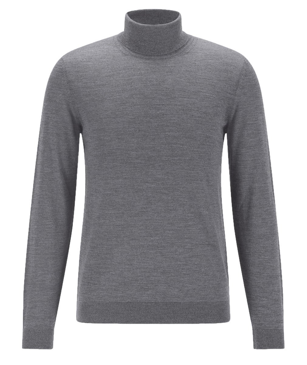 Szary golf - sweter męski SW22 r. XL