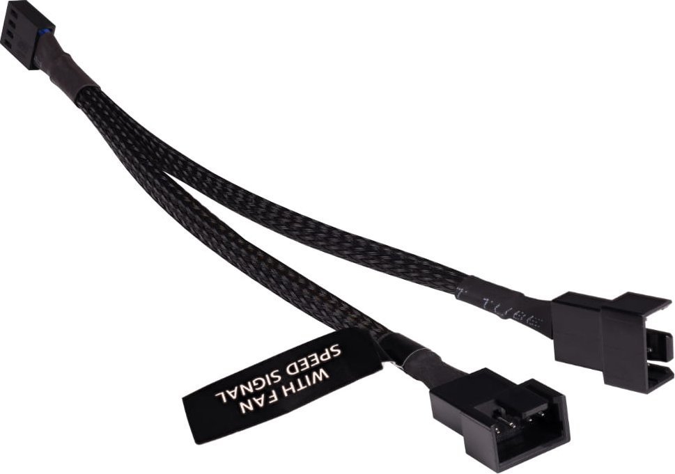 Alphacool Alphacool Y-Splitter 4-Pin auf 2x 4-Pin PWM 15cm - schwarz