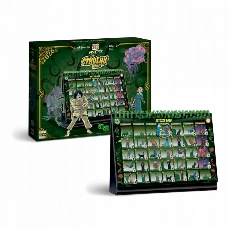 Gra planszowa Kalendarz 2026: 365 przygód - Cthulhu Galakta