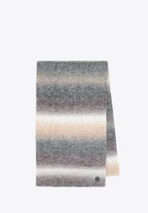 Szalik damski w stylu ombre szaro - beżowy - Apaszki i szaliki męskie - miniaturka - grafika 1