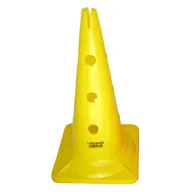 Wyposażenie sportowe i gimnastyczne - Pachołek Legend z otworami 50cm żółty - miniaturka - grafika 1