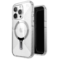 Pozostałe akcesoria do telefonów - Speck Presidio Perfect-Clear Grip ClickLock & MagSafe - Etui iPhone 15 Pro (Clear / Chrome Finish / Serene Silver) - miniaturka - grafika 1
