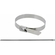 Pozostałe wyposażenie warsztatu - Dedra Stalowe opaski zaciskowe 4.6x290mm SS304 20szt 11NB4291 2201do2300-74-uniw - miniaturka - grafika 1