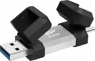 Pendrive - Pendrive Silicon Power Pendrive Silicon Power Mobile C51 256GB USB-A USB 3.2 Type-C 200MB/s Srebrny - miniaturka - grafika 1