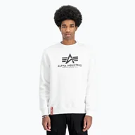 Bluzy męskie - Bluza męska Alpha Industries Basic white - miniaturka - grafika 1