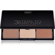 Bronzery i konturowanie twarzy - WIBO 3 Steps to Perfect Face Paleta do Konturowania Dark 4708 - miniaturka - grafika 1