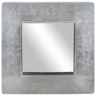 Lustra - vidaXL Lumarko Lustro ścienne w stylu Aviator, 50x50 cm, metalowe 320636 - miniaturka - grafika 1