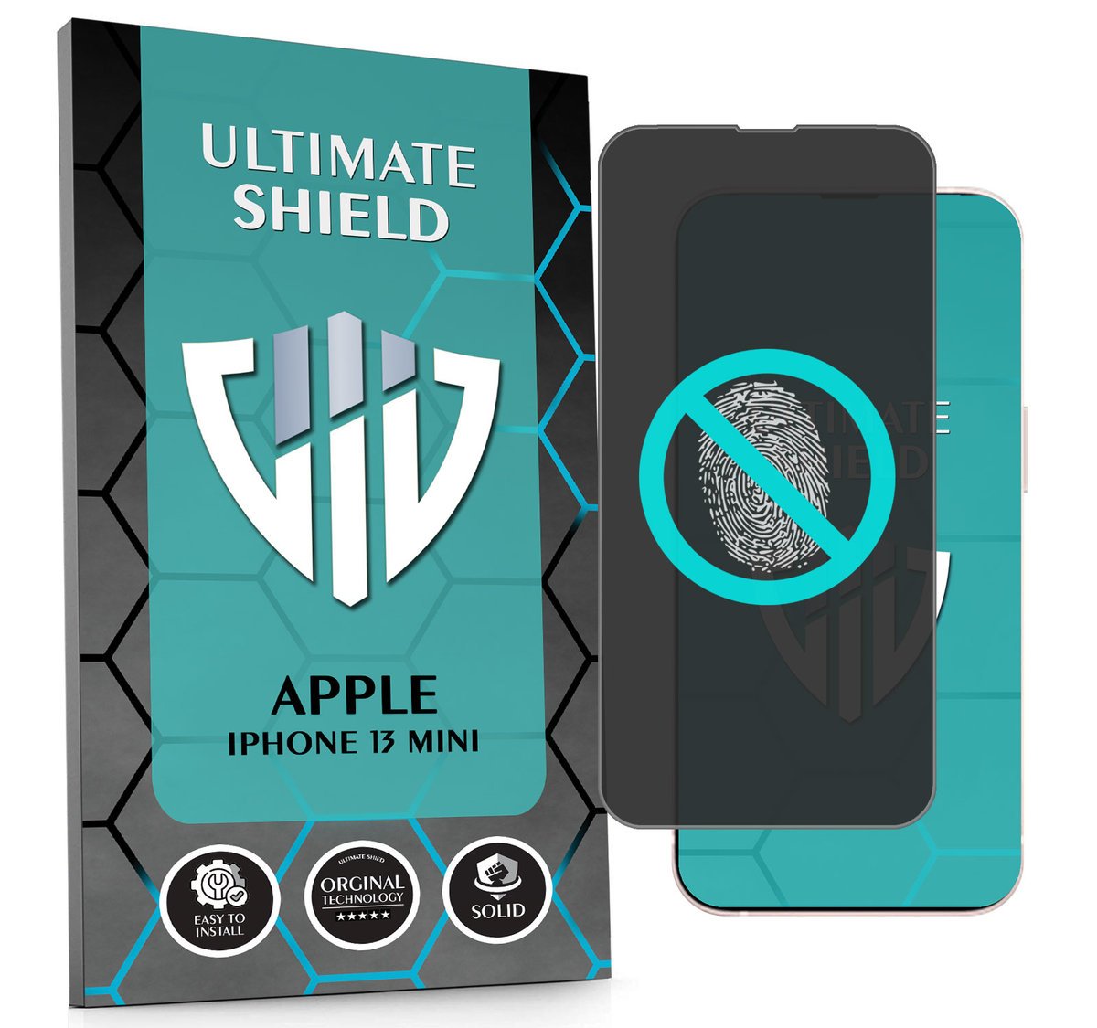 NAJLEPSZE SZKŁO 5D PEŁNE DO APPLE IPHONE 13 MINI NIETŁUKĄCE ORYGINAŁ