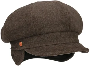 Czapka Newsboy Camilla by Mayser, brązowy nakrapiany, S (54-55 cm) - Czapki dla dzieci - miniaturka - grafika 1