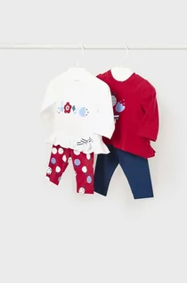 Komplety dla niemowląt - Mayoral Newborn komplet niemowlęcy 2-pack kolor czerwony - grafika 1