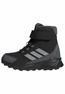 Buty dla chłopców - adidas Uniseks - dzieci Terrex Trailmaker 2 High CLIMAWARM+ Kids, Core Black/Matte Silver/Grey Six, 38 2/3 EU - miniaturka - grafika 1