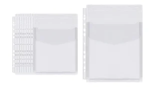 Koszulki obwoluty A4 poszerzane na katalog 10szt - Przekładki do segregatorów - miniaturka - grafika 1