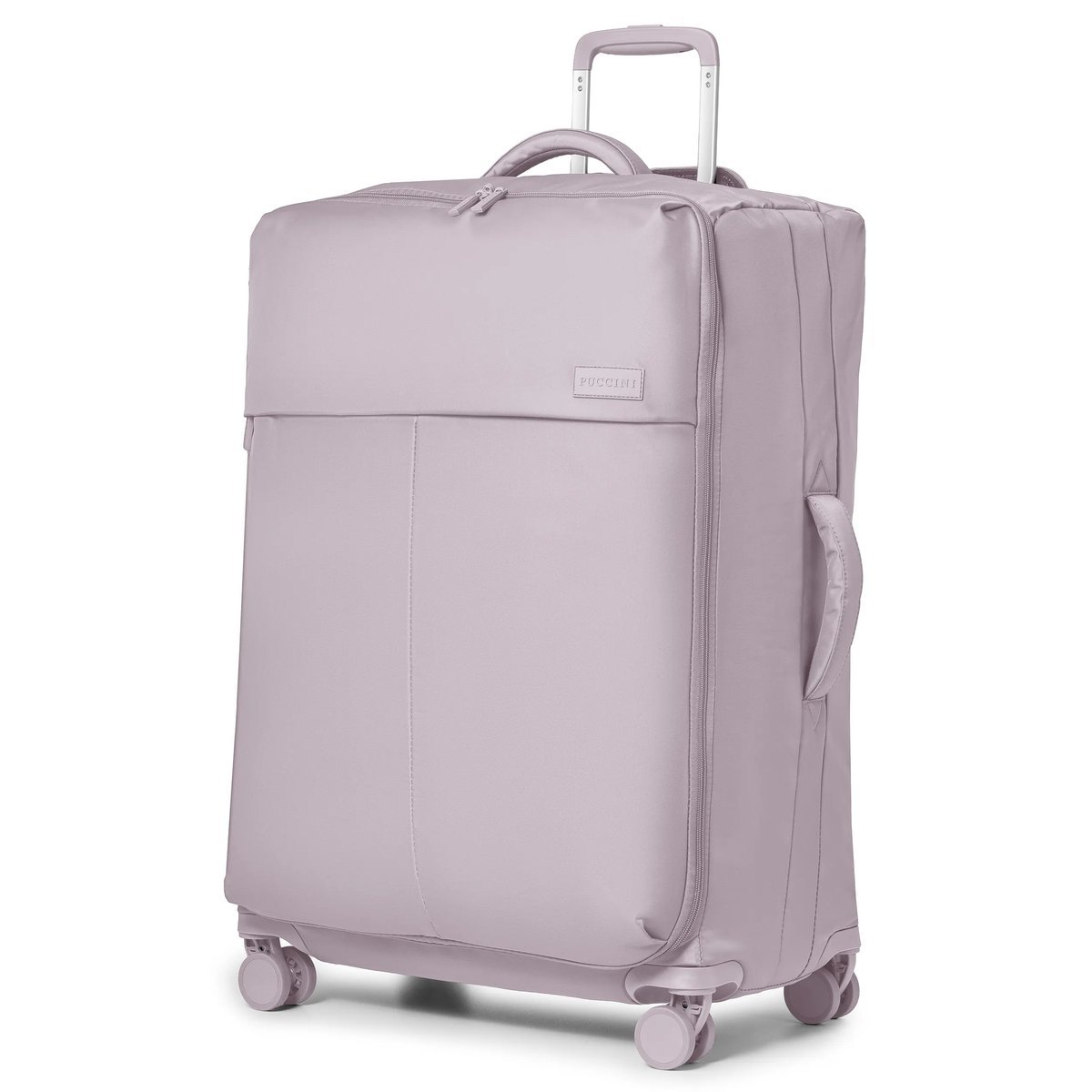 PUCCINI Walizka Podróżna Duża Miękka Materiałowa Nylon EM50251A-3A Różowa