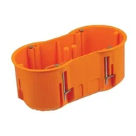 Puszki elektryczne i akcesoria - Duwi Puszka końcowa podwójna do płyt gipsowych - miniaturka - grafika 1