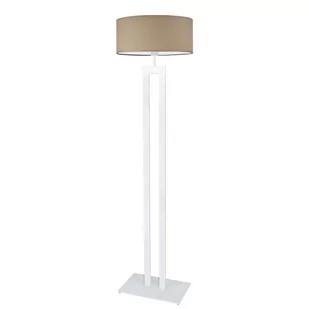 Lampa podłogowa do salonu, Kalifornia, 40x161 cm, beżowy klosz - Lampy stojące - miniaturka - grafika 1