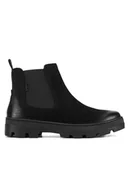 Botki damskie - MEXX Sztyblety MICP1710543W Czarny - miniaturka - grafika 1