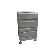 Walizki - TraveLux Voyager średnia walizka z twardą pokrywą 68x45x25 cm szara - miniaturka - grafika 1