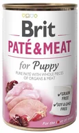 Mokra karma dla psów - Brit PATE & MEAT PUPPY 400g 22823-uniw - miniaturka - grafika 1