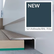 Listwy przypodłogowe - Arbiton Profil podłogowy CS25 zakończeniowy antracyt 1,2 m - miniaturka - grafika 1