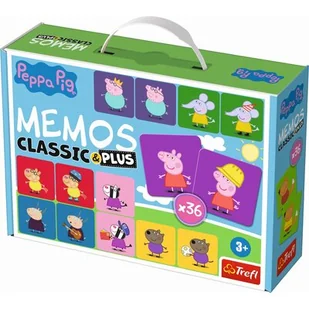 Trefl Gra Memos classic & plus Świnka Peppa 5_821721 - Gry planszowe - miniaturka - grafika 1