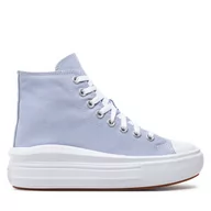 Trampki damskie - Trampki Converse Chuck Taylor All Star Move Platform A08294C Fioletowy - miniaturka - grafika 1