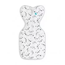 Otulacz Swaddle UP - rozmiar S - biały, kosmos - ETAP 1 - 0,2 TOG Bamboo Lite - Rożki i beciki - miniaturka - grafika 1