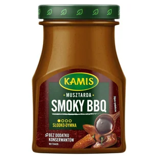 Kamis Smoky BBQ Musztarda 185 g - Musztardy - miniaturka - grafika 1