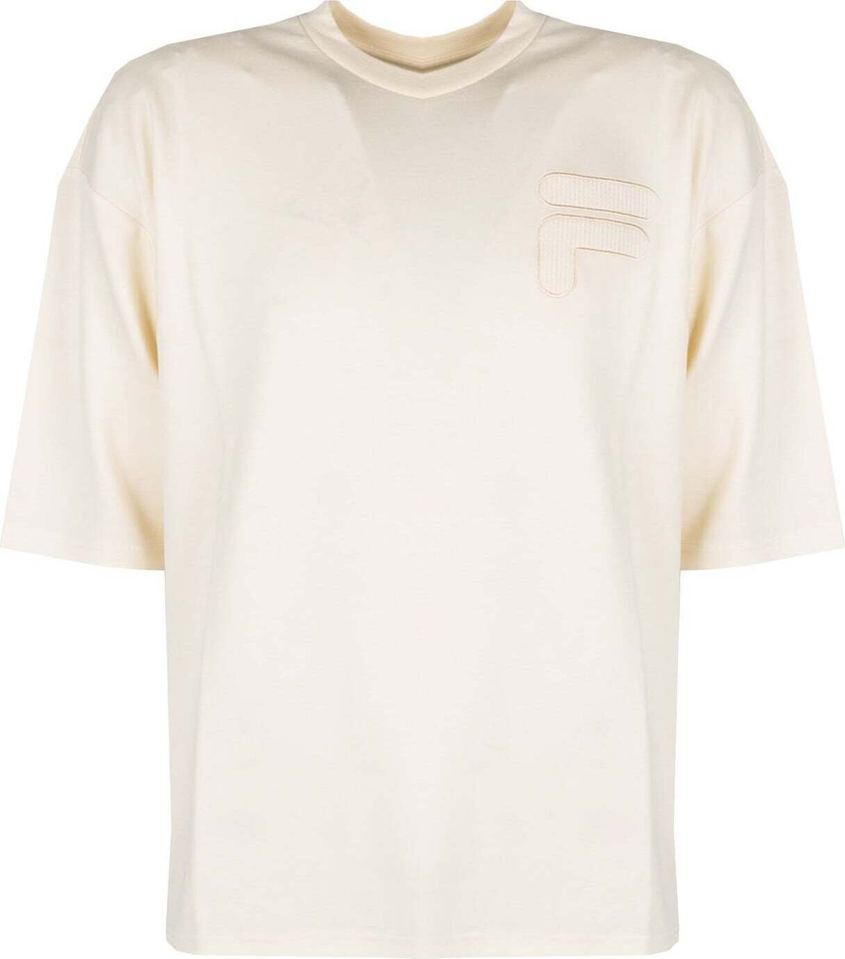 FILA T-shirt męski wiskoza biały GR78545 - Rozmiar: S
