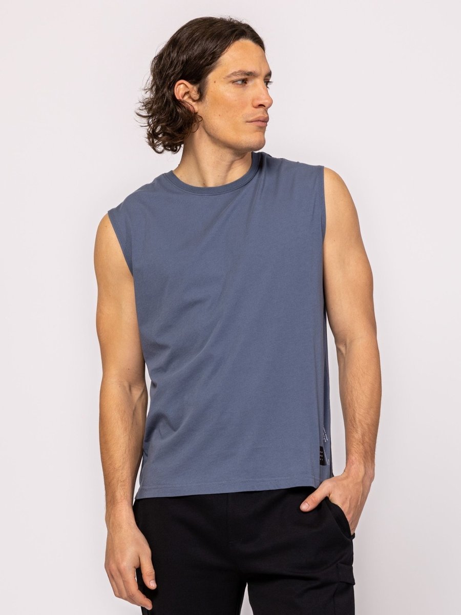 HEAVY TOOLS MĘSKA KOSZULKA BEZ RĘKAWÓW BUSTO STEEL SZARA ROZMIAR XL