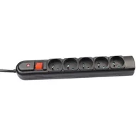 Listwy zasilające - Tracer Listwa PowerGuard + 3 m Black (5) TRALIS30407 - miniaturka - grafika 1