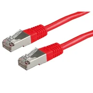 Kable miedziane - VALUE S/FTP, Cat6, 7m kabel sieciowy Czerwony S/FTP (S-STP) 21.99.1371 - miniaturka - grafika 1
