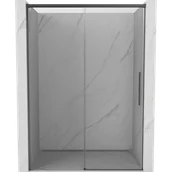 Ścianki i drzwi prysznicowe - Mexen Rox drzwi prysznicowe rozsuwane 145 cm, transparent, gun gray szczotkowany - 8C2-145-000-66-00 - miniaturka - grafika 1