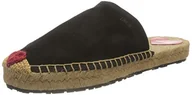 Espadryle damskie - Love Moschino Kobiety, espadryle Da Donna, Collezione Primavera Estate kolekcja Wiosna lato 2021, czarny - czarny - 38 EU - miniaturka - grafika 1