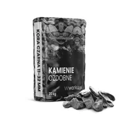 Pozostałe ozdoby ogrodowe - Kora kamienna czarna 11-32 mm 20 kg - miniaturka - grafika 1