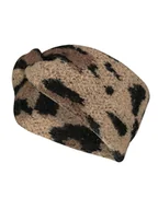 Czapki damskie - Eight2Nine Opaska w kolorze jasnobrązowo-czarnym na czoło - miniaturka - grafika 1