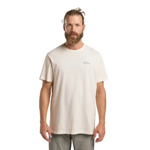 Męska koszulka z krótkim rękawem Jack Wolfskin ESSENTIAL T M cotton white - S - Koszulki męskie - miniaturka - grafika 1