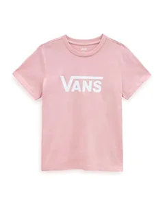Vans Damska koszulka Drop V Ss Crew-b, Srebrno-różowy, L - Koszulki i topy damskie - miniaturka - grafika 1