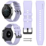 Akcesoria do smartwatchy - PASEK DO HUAWEI WATCH GT/GT 2/GT 2E/GT 2 PRO/3/3 PRO/GT 3/GT 3 SE/GT 3 PRO - FIOLETOWY - miniaturka - grafika 1