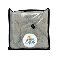 Pościel dla dzieci - Ega Okrycie Kąpielowe Z Kapturkiem 75/75 Szary - miniaturka - grafika 1