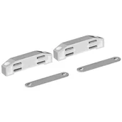 Zawiasy, okucia i inne akcesoria - Zatrzask magnetyczny 17 x 19 x 75 mm biały Hettich - miniaturka - grafika 1