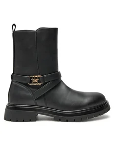 Tommy Hilfiger Botki Boot T3A5-33574-1351 S Czarny - Botki damskie - miniaturka - grafika 1