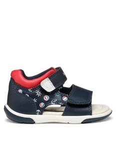 Geox Sandały B Sandal Zapito B556EA 05404 C0735 Granatowy - Buty dla chłopców - miniaturka - grafika 1