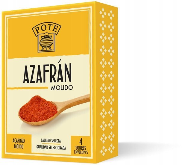 SZAFRAN MIELONY - AZAFRAN MOLIDO 4szt bez glutenu hiszpański