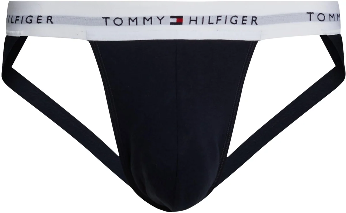 Tommy Hilfiger Majtki Jockstrap męskie granatowe 3-PACK Rozmiar S