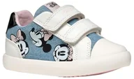 Buty dla dziewczynek - Geox B Gisli Girl C buty dziecięce dziewczęce, Kolor biały, 24 EU - miniaturka - grafika 1